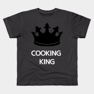 Cooking King-White Kids T-Shirt